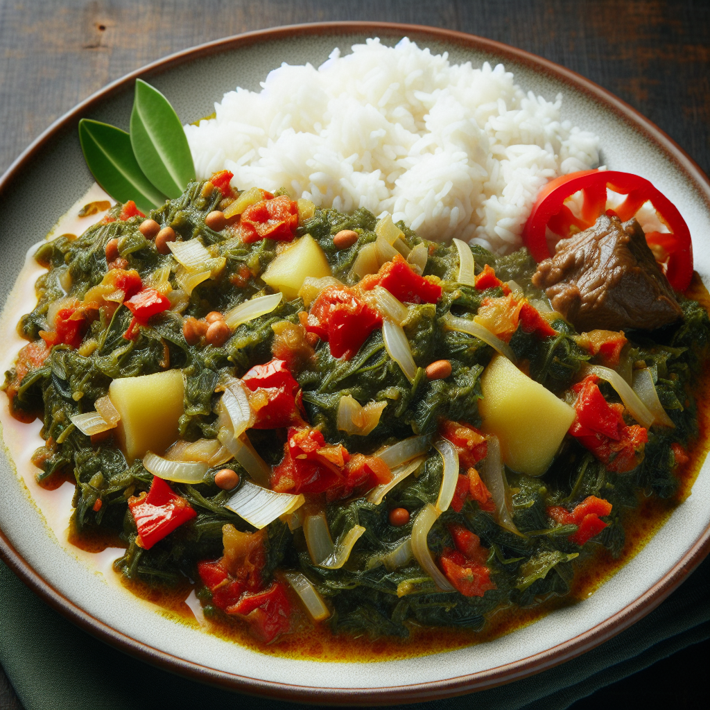 Nationalgericht Ruanda: Isombe (Rezept)