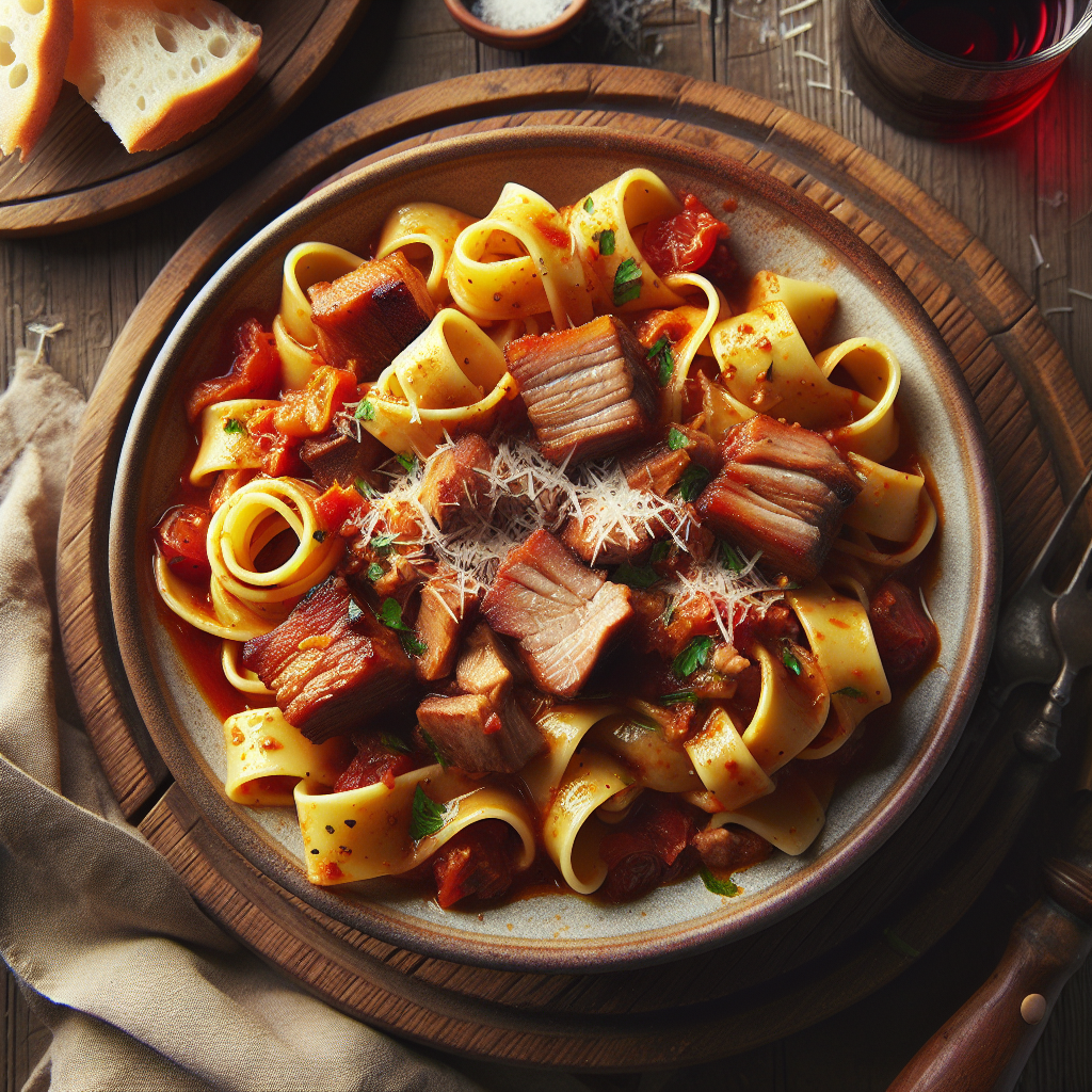 Nationalgericht San Marino: #Pappardelle al Cinghiale# (Rezept)