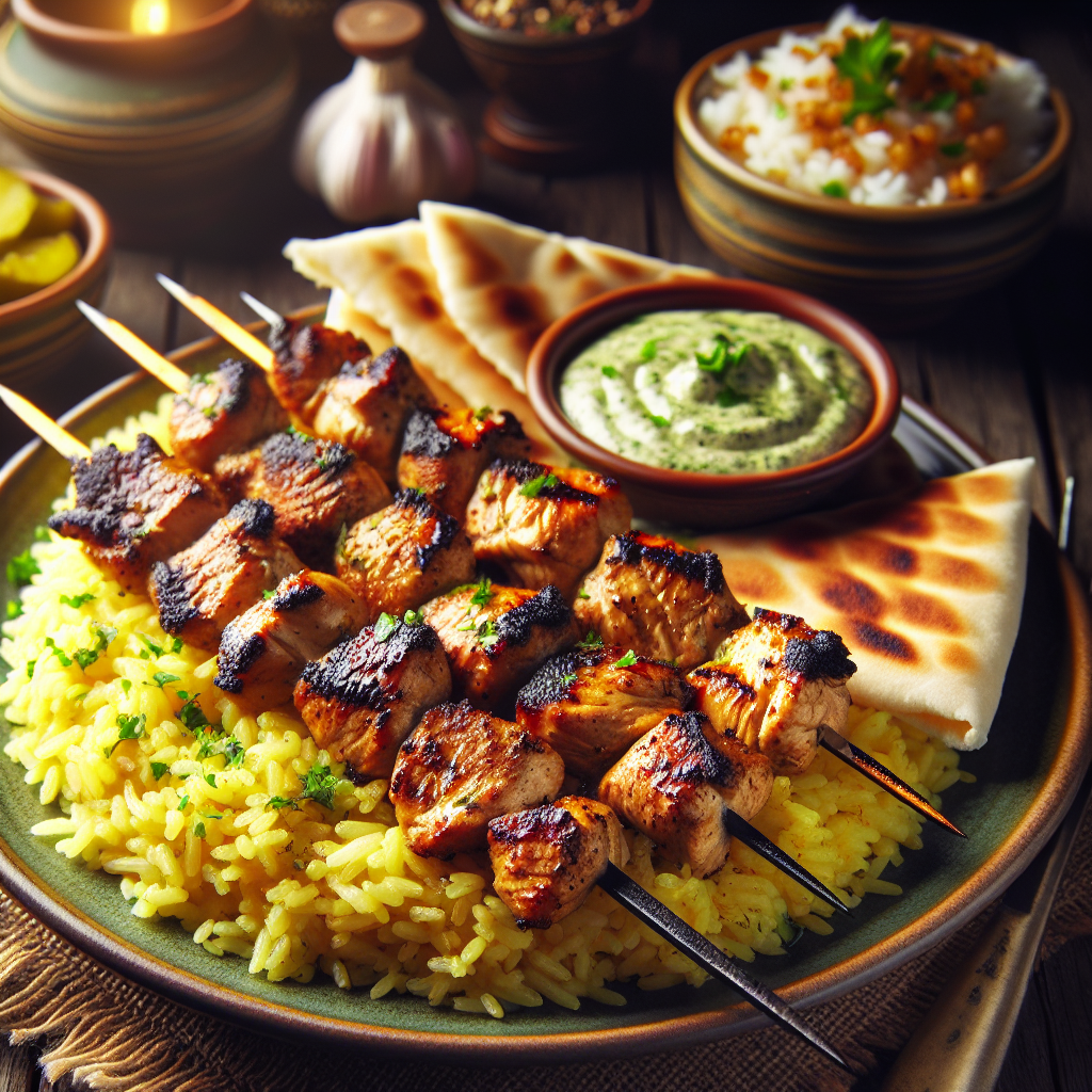 Nationalgericht Saudi-Arabien: #Shish Tawook# (Rezept)