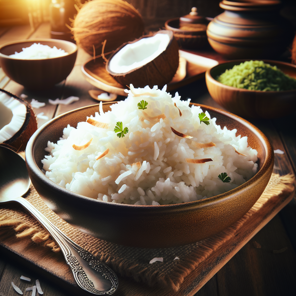 Nationalgericht Seychellen: #Coconut Rice# (Rezept)