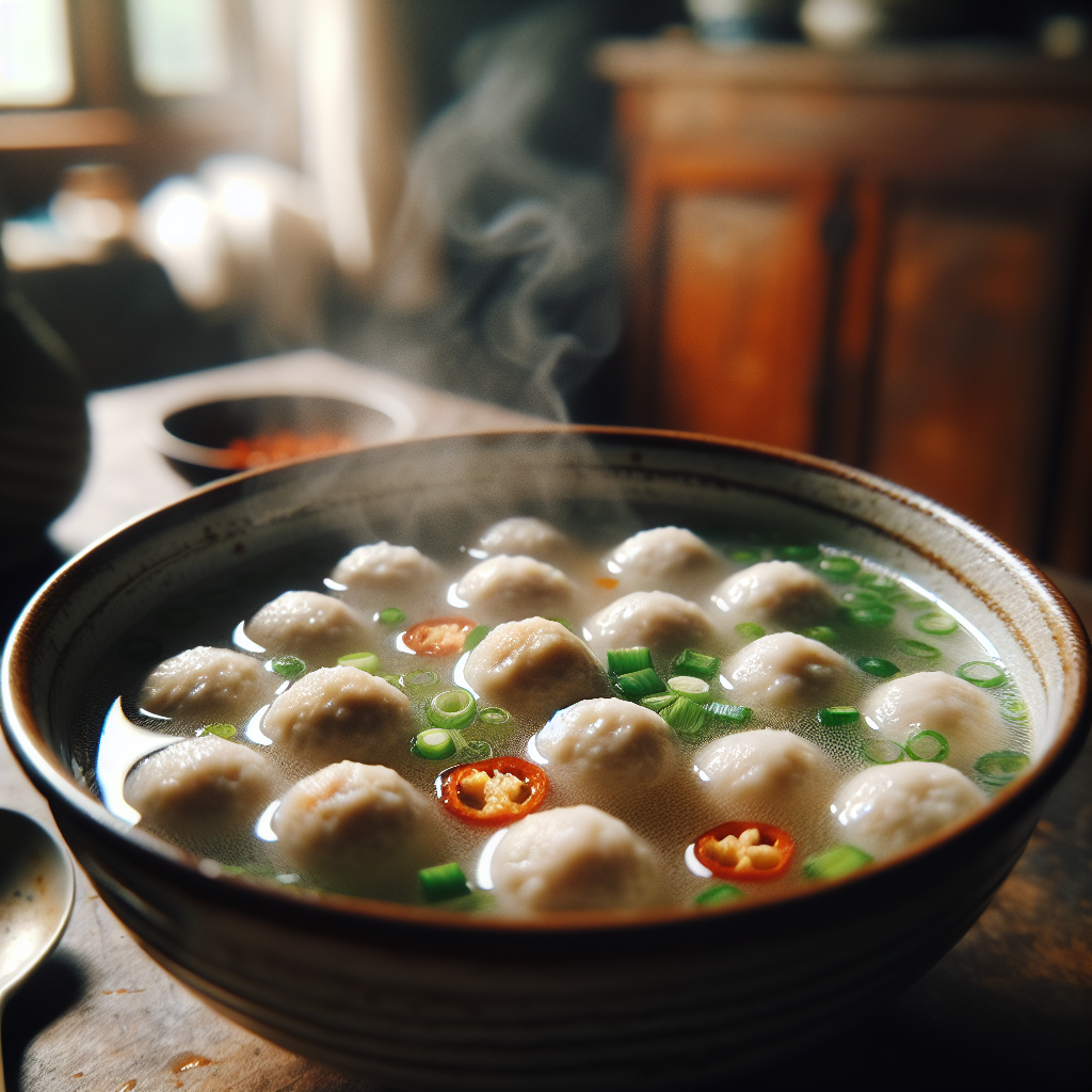 Nationalgericht Sierra Leone: #Fish Ball Soup# (Rezept)