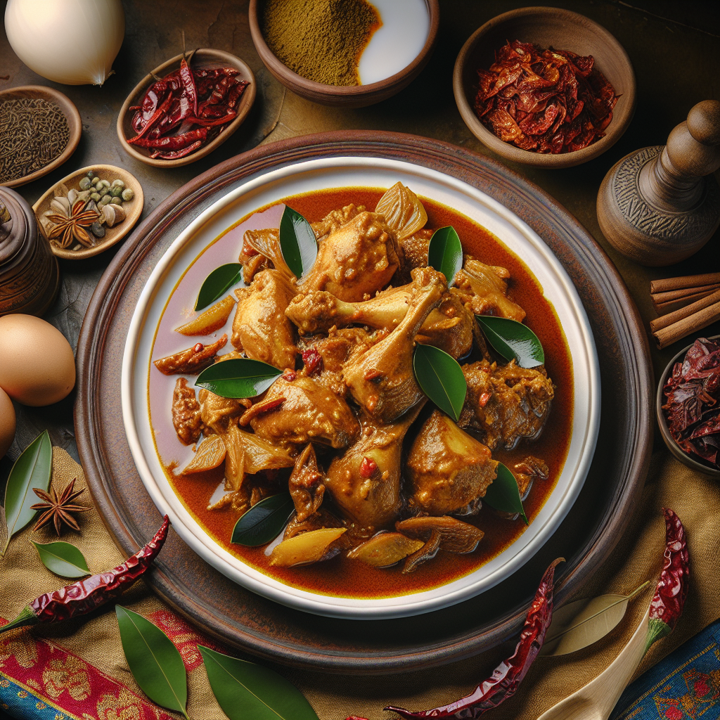 Nationalgericht Sri Lanka: Chicken Curry (Rezept)