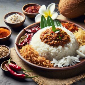 Nationalgericht Sri Lanka: Coconut Chutney Rice (Rezept)