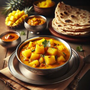 Nationalgericht Sri Lanka: #Pineapple Curry# (Rezept)