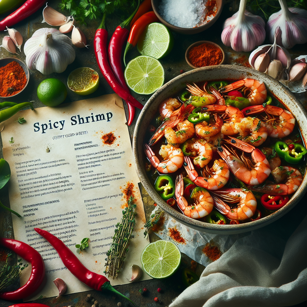 Nationalgericht St. Kitts und Nevis: Spicy Shrimp (Rezept)