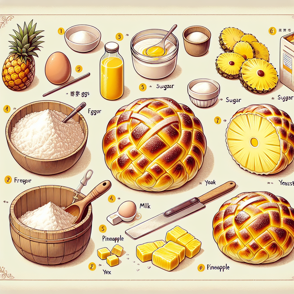 Nationalgericht Taiwan: Pineapple Bun (Rezept)