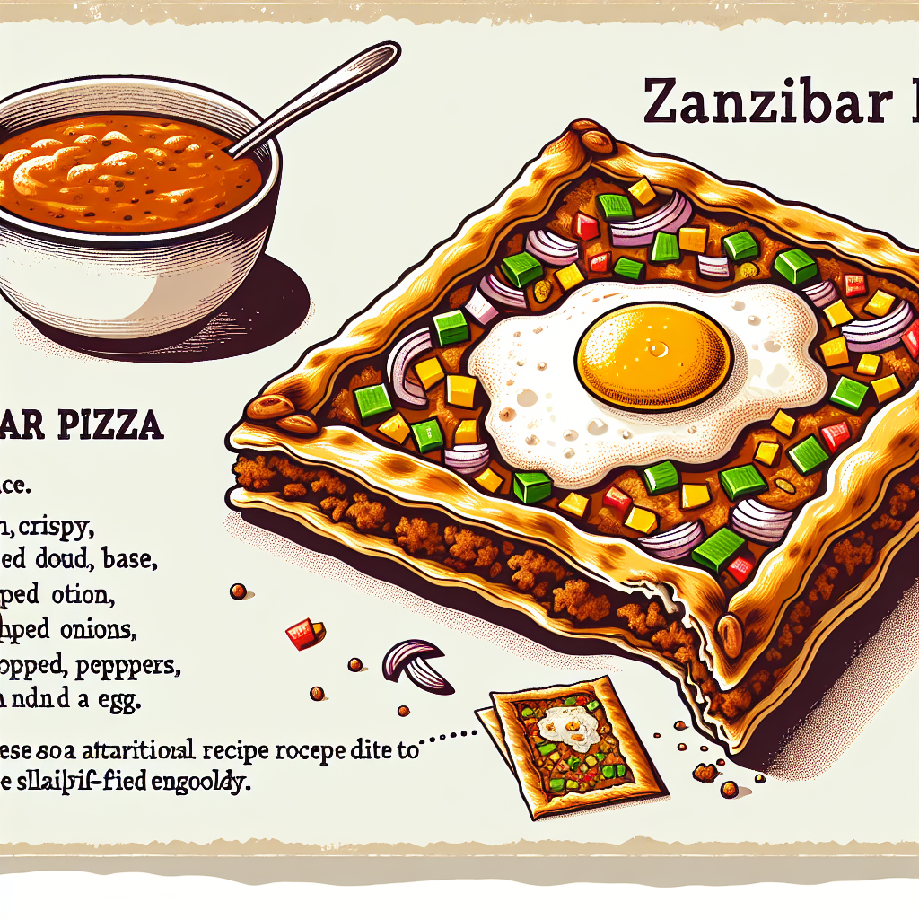 Nationalgericht Tansania: Zanzibar Pizza (Rezept)