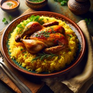 Nationalgericht Timor-Leste: #Arroz com galinha (Reis mit Huhn)# (Rezept)