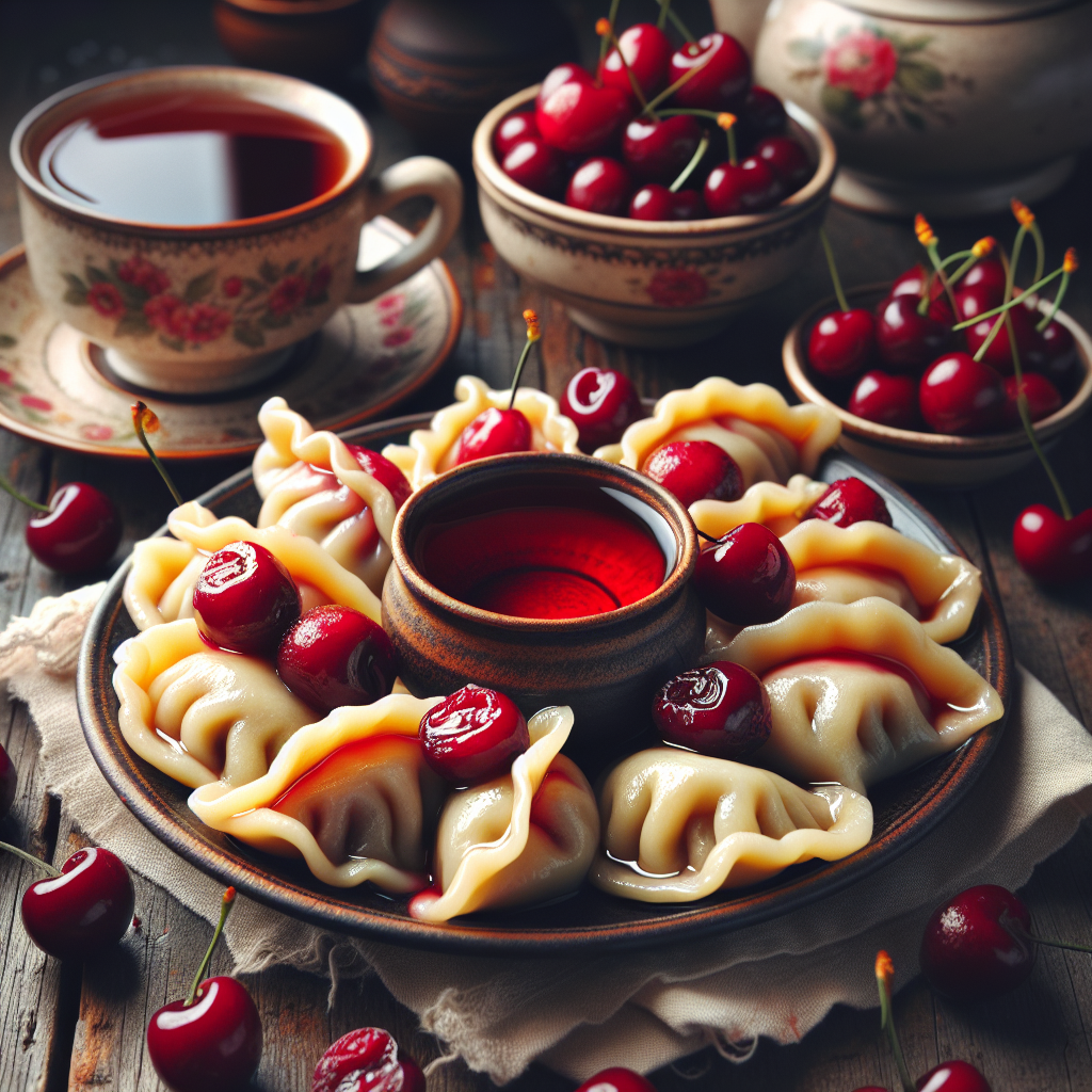 Nationalgericht Ukraine: Varennyky mit Kirschen (Rezept)