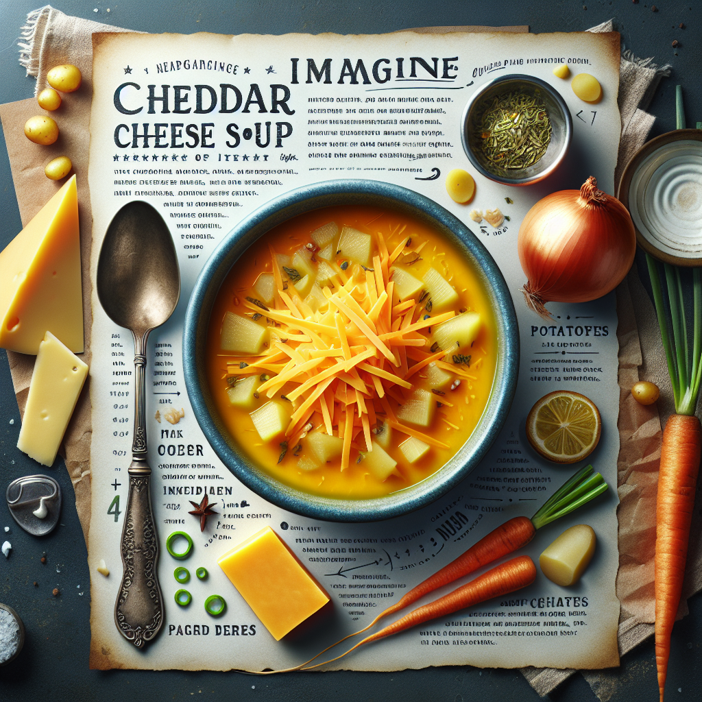 Nationalgericht USA: Cheddar Cheese Soup (Rezept)