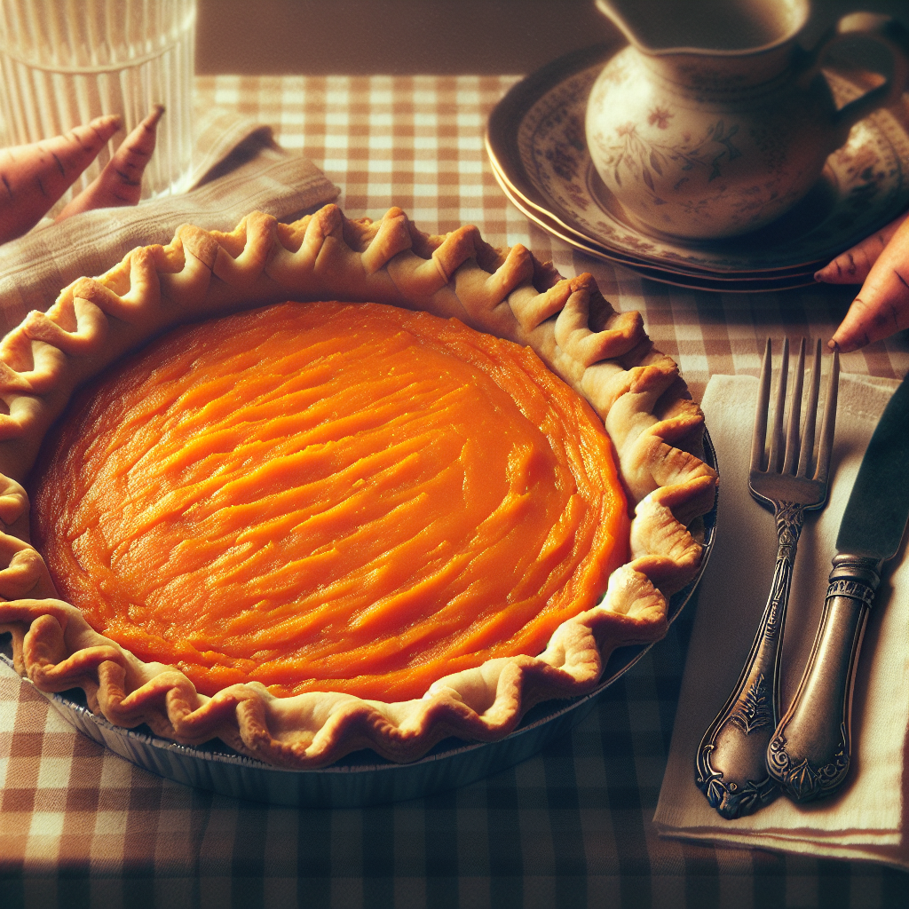 Nationalgericht USA: Sweet Potato Pie (Rezept)