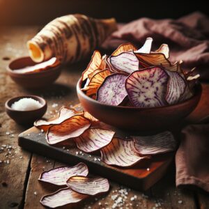 Nationalgericht Vanuatu: #Taro Chips# (Rezept)