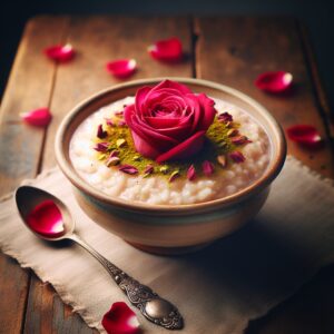 Nationalgericht Vereinigte Arabische Emirate: #Rose Water Rice Pudding# (Rezept)