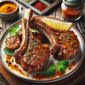 Nationalgericht Vereinigte Arabische Emirate: #Spiced Lamb Chops# (Rezept)