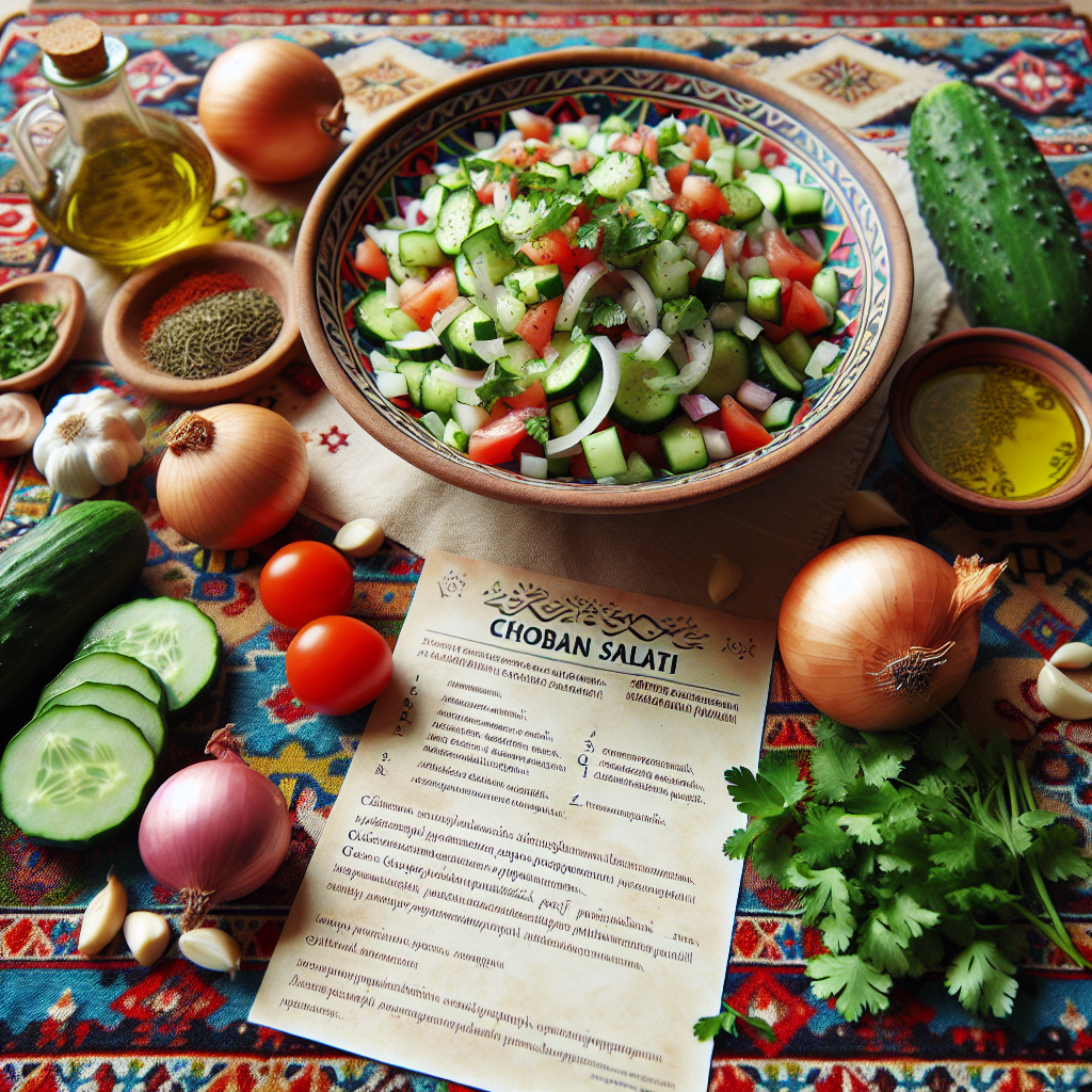 Nationalgericht Aserbaidschan: Choban Salatı (Rezept)