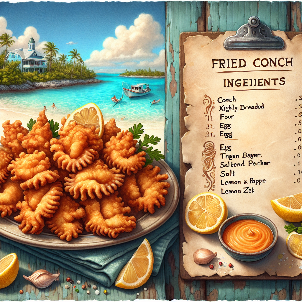 Nationalgericht Bahamas: Fried Conch (Rezept)