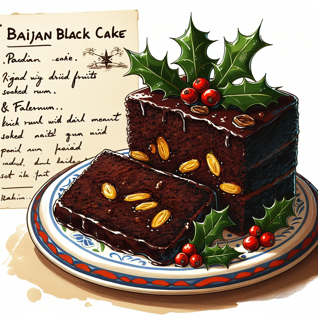 Nationalgericht Barbados: Bajan Black Cake (Rezept)