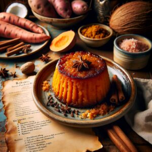 Nationalgericht Barbados: Bajan Sweet Potato Pudding (Rezept)