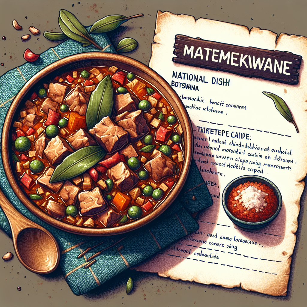 Nationalgericht Botswana: Matemekwane (Rezept)