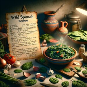 Nationalgericht Botswana: Wild Spinach (Rezept)