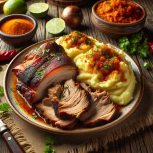 Nationalgericht Chile: Pernil con Puré Picante (Rezept)