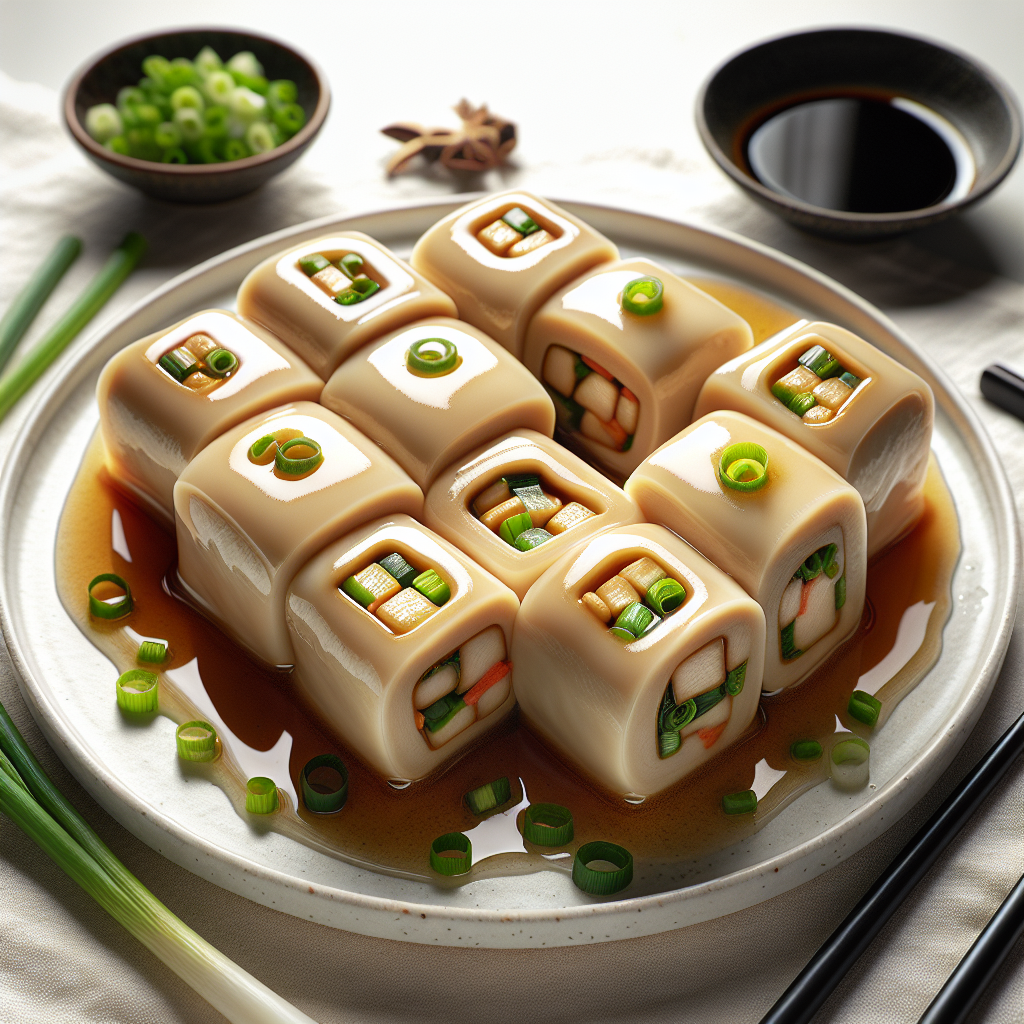 Nationalgericht China: #Tofu Skin Rolls# (Rezept)