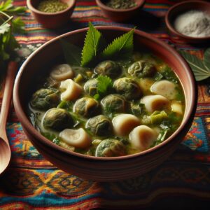 Nationalgericht Ecuador: Sopa de bolas de verde (Rezept)