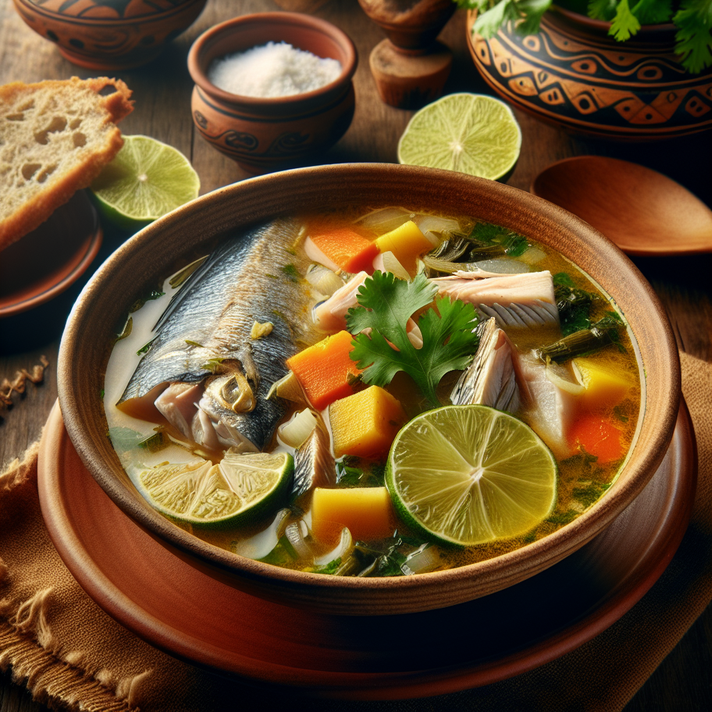 Nationalgericht Ecuador: Sopa de pescado (Rezept)