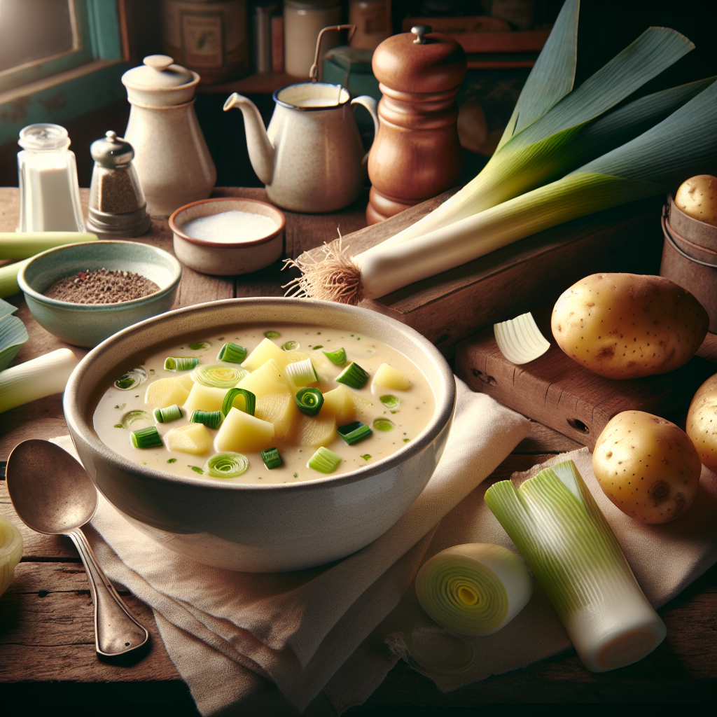 Nationalgericht England: Creamy Leek and Potato Soup (Rezept)