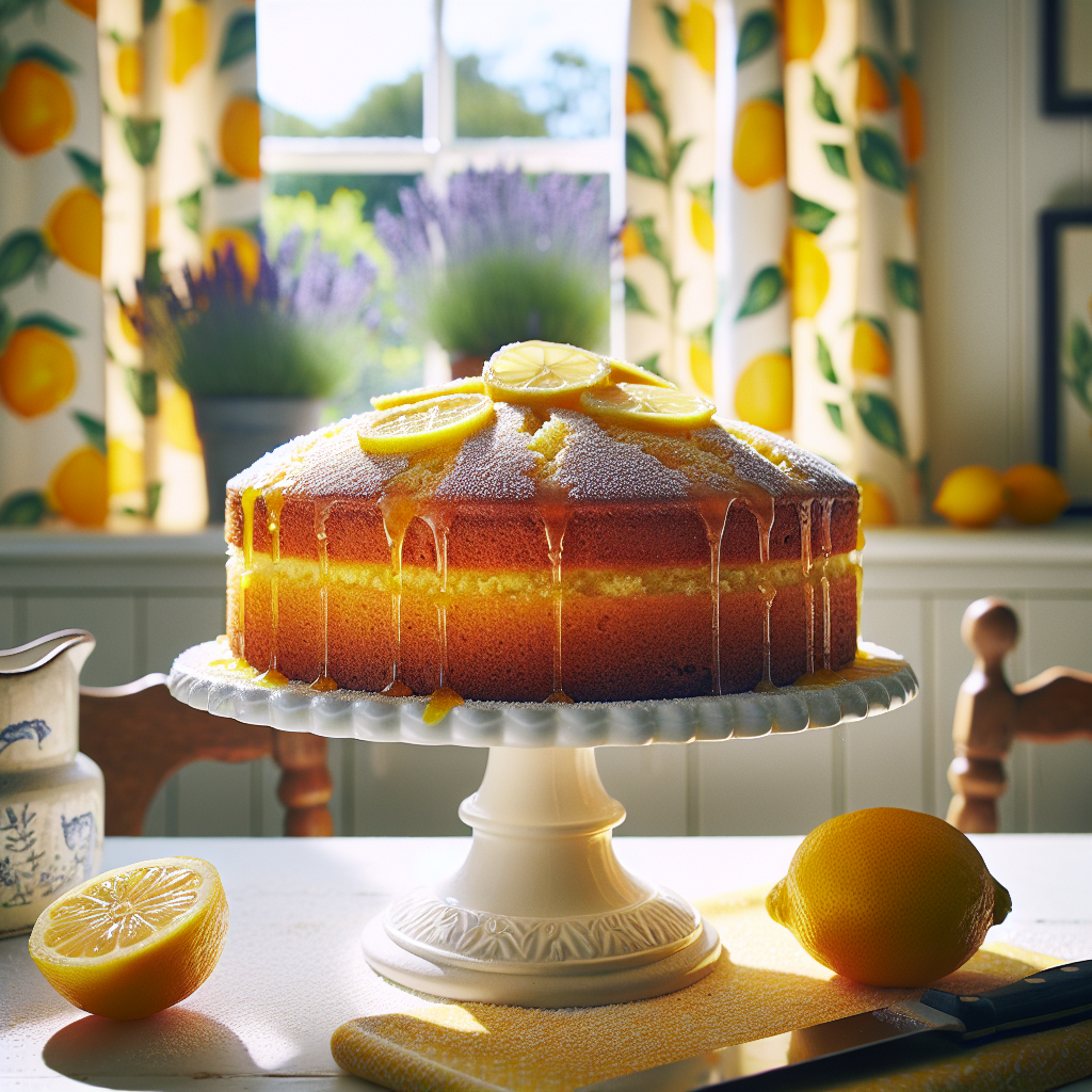 Nationalgericht England: #Lemon Drizzle Cake# (Rezept)