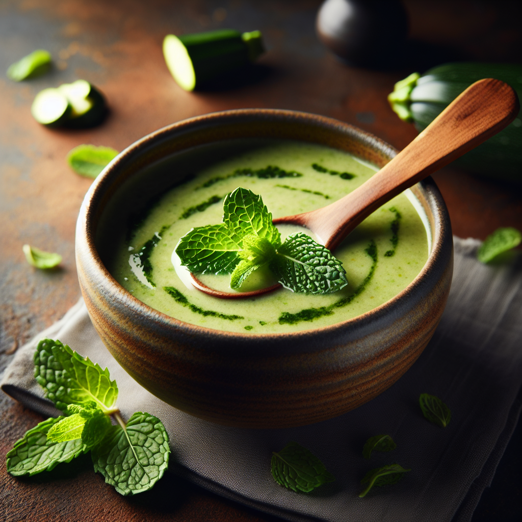 Nationalgericht England: #Zucchini and Mint Soup# (Rezept)