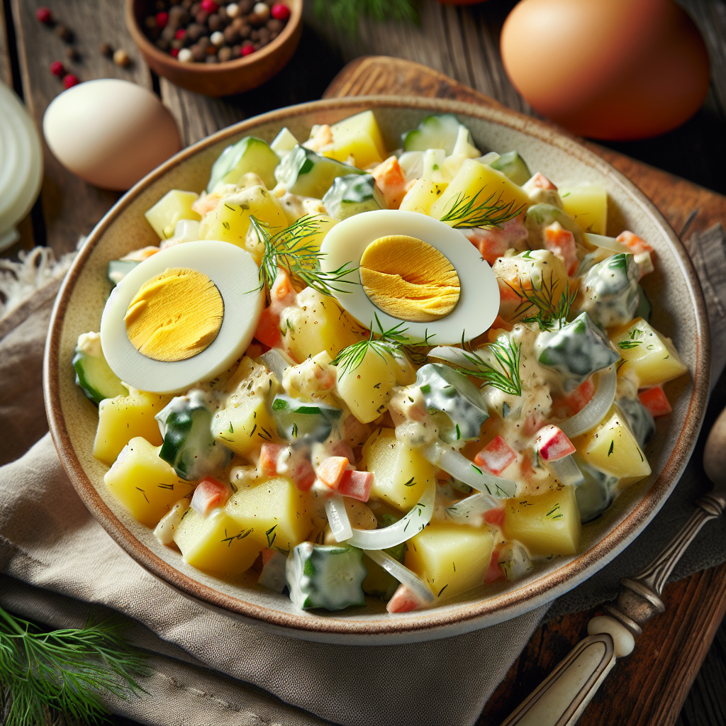 Nationalgericht Estland: #Kartulisalat# (Rezept)