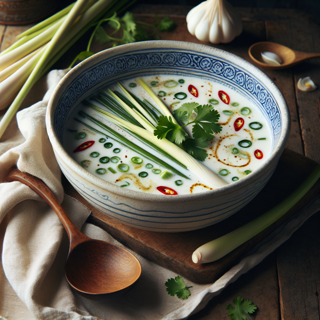 Nationalgericht Fiji: #Coconut and Lemongrass Soup# (Rezept)