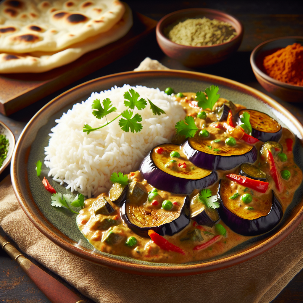 Nationalgericht Fiji: #Coconut Eggplant Curry# (Rezept)