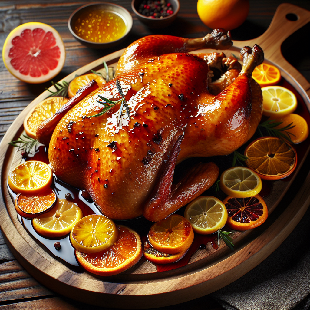 Nationalgericht Fiji: #Roast Duck with Citrus Glaze# (Rezept)