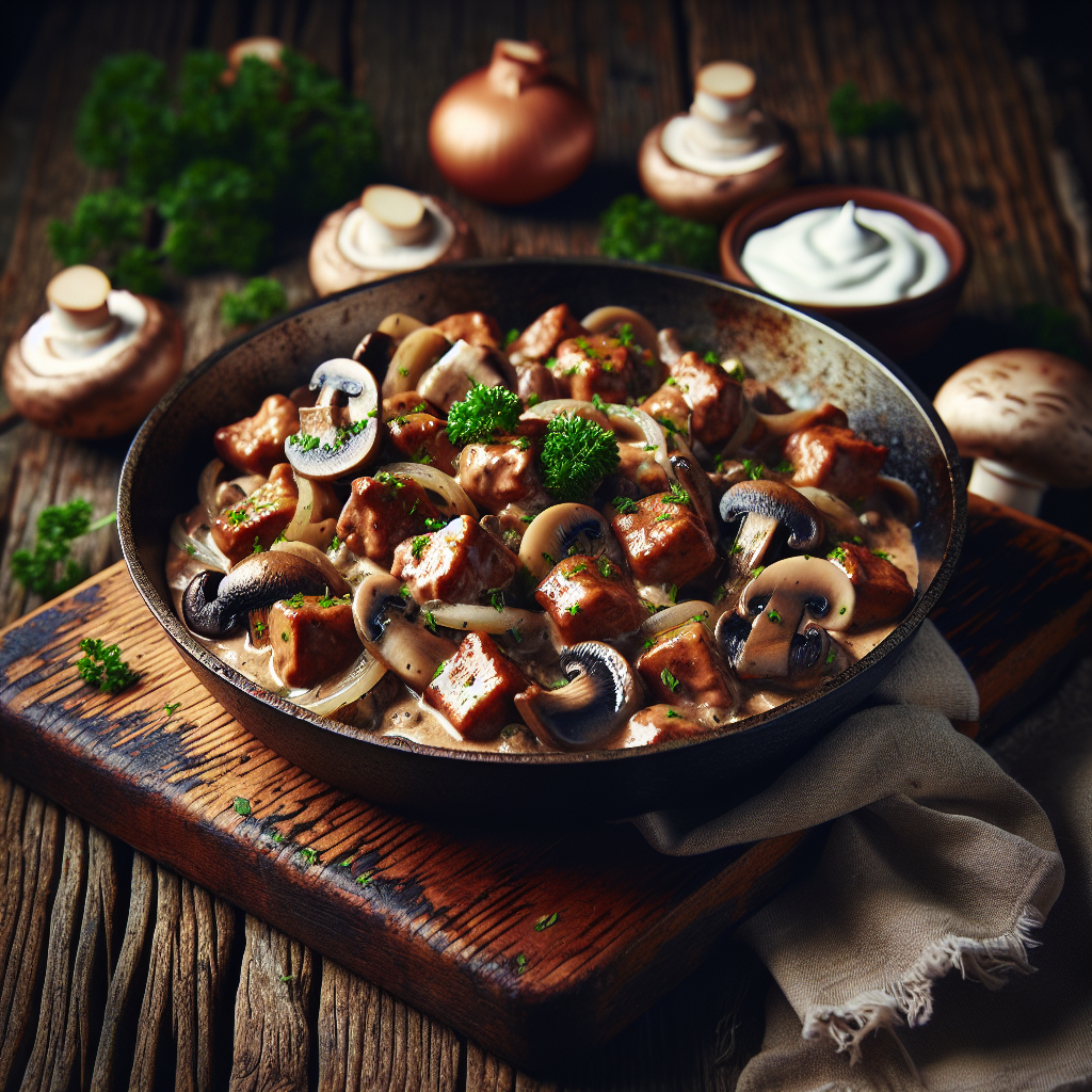 Nationalgericht Finnland: #Härkis Stroganoff# (Rezept)