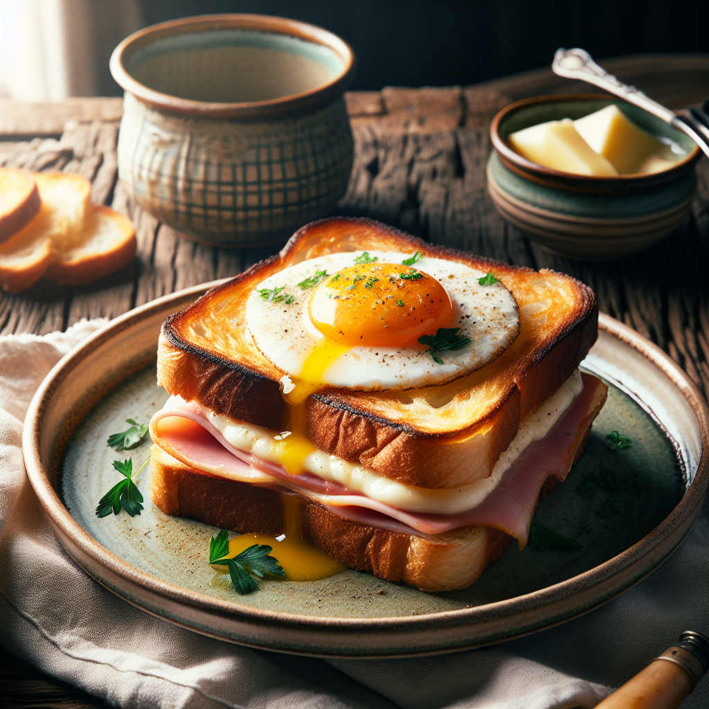 Nationalgericht Frankreich: #Croque-Madame# (Rezept)