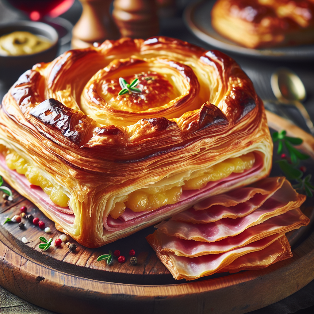 Nationalgericht Frankreich: #Feuilleté au Jambon# (Rezept)