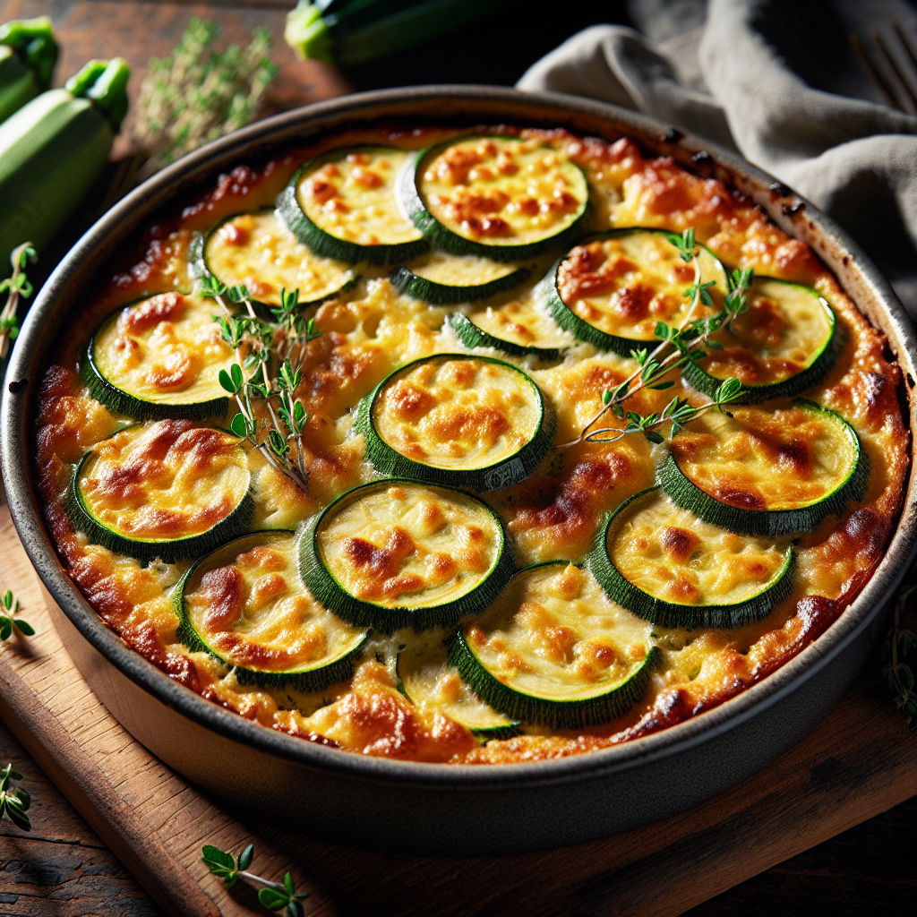 Nationalgericht Frankreich: #Gratin de Courgettes# (Rezept)