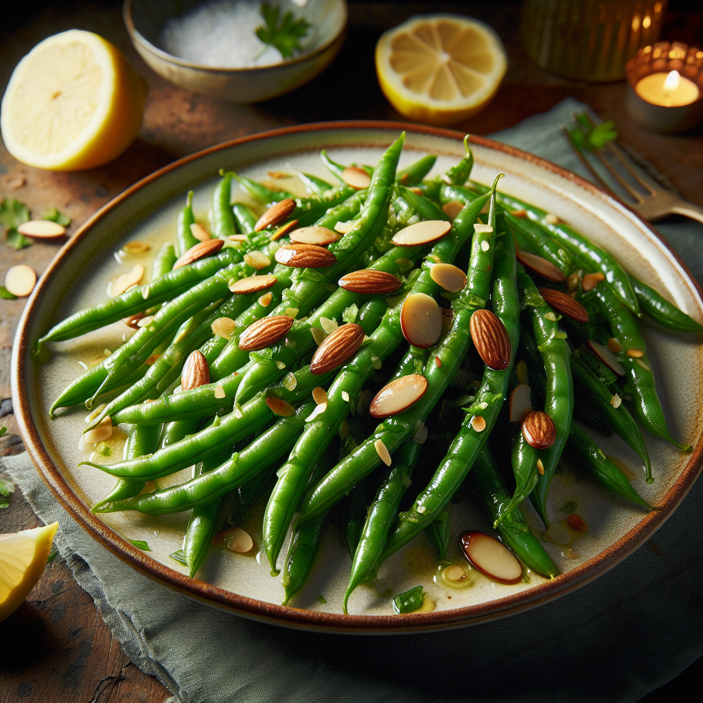 Nationalgericht Frankreich: #Haricots Verts Amandine# (Rezept)