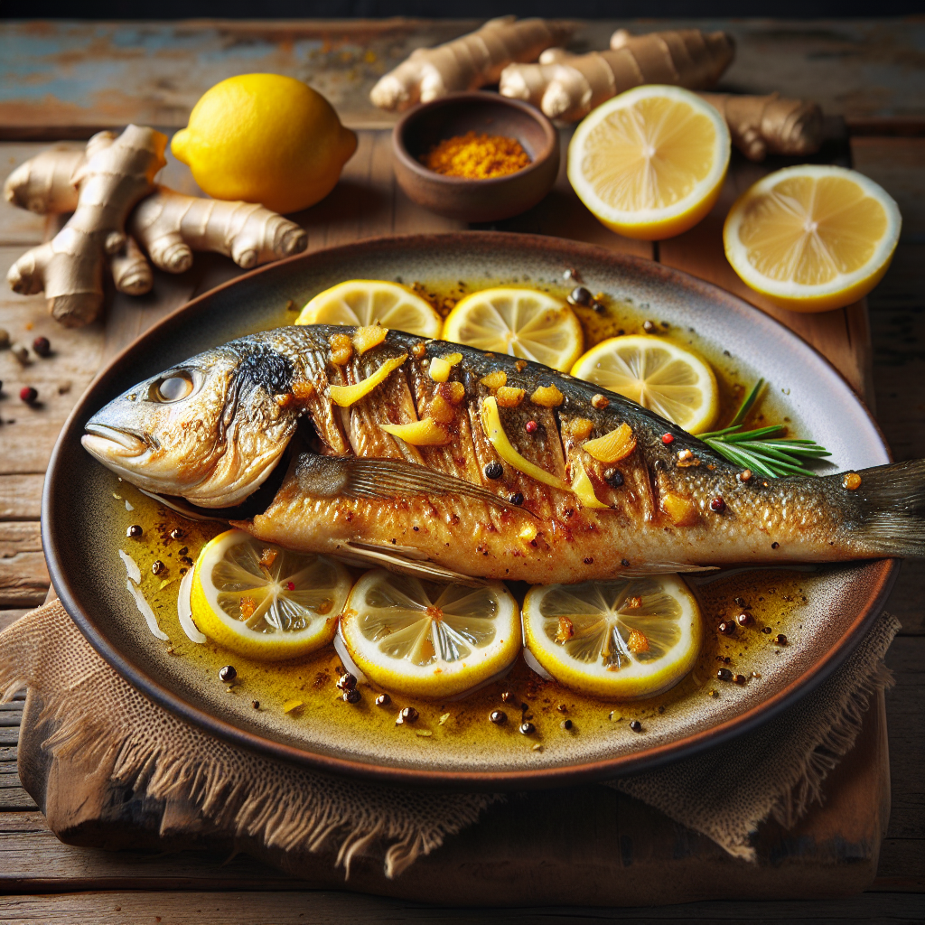 Nationalgericht Gambia: #Lemon and Ginger Fish# (Rezept)