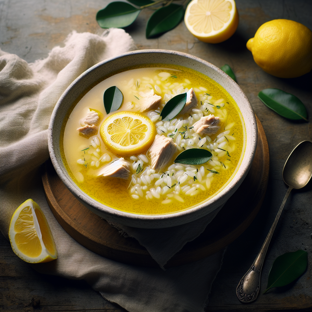 Nationalgericht Griechenland: #Avgolemono Suppa# (Rezept)