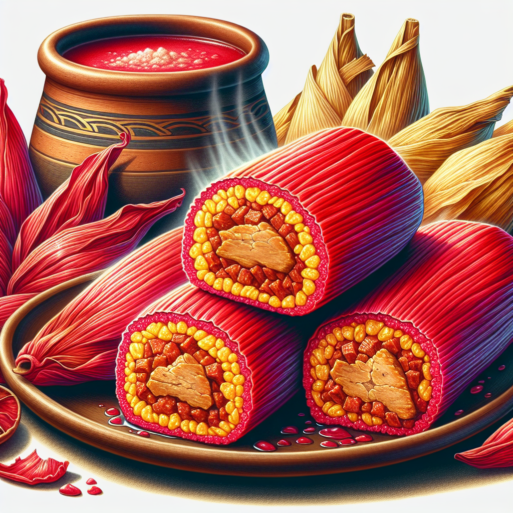 Nationalgericht Guatemala: #Tamales Colorados# (Rezept)