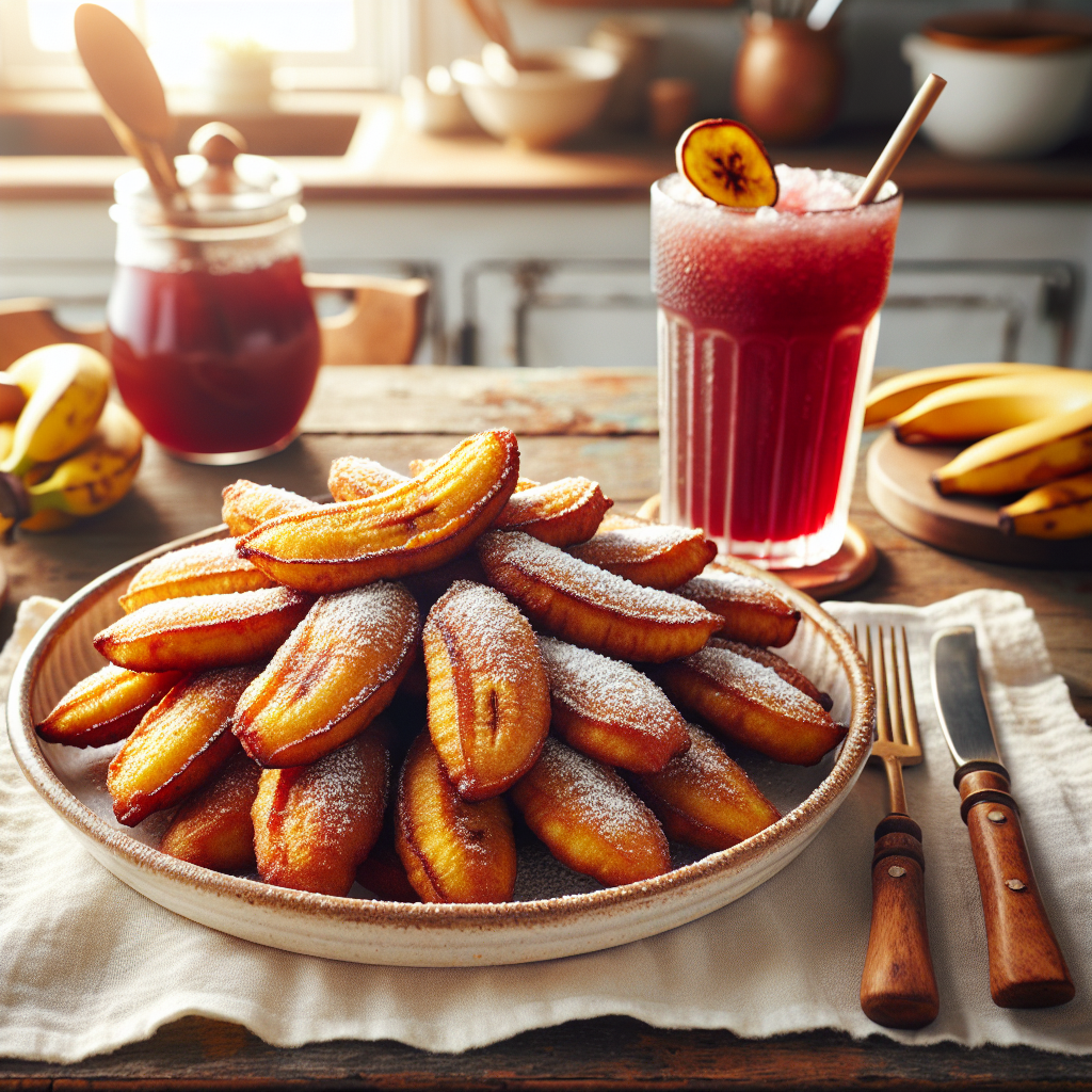 Nationalgericht Guinea: #Beignets de Banane Plantain# (Rezept)