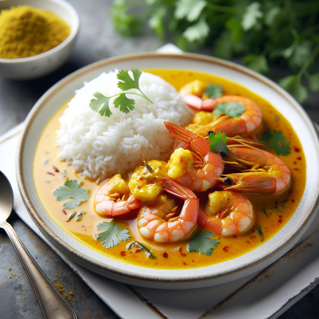 Nationalgericht Guyana: #Shrimp Curry# (Rezept)