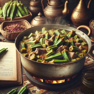 Nationalgericht Ägypten: Meat Okra Stew (Rezept)