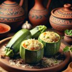 Nationalgericht Ägypten: Zucchini Stuffed with Rice (Rezept)