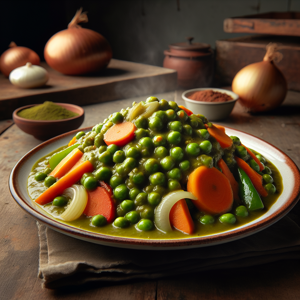 Nationalgericht Haiti: #Vivres avec Sauce Pois# (Rezept)