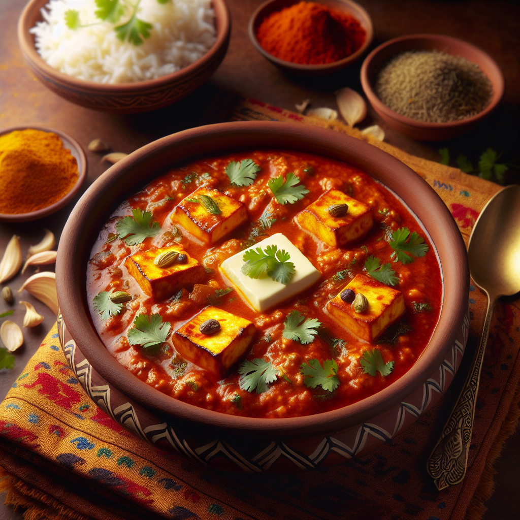 Nationalgericht Indien: #Paneer Butter Masala# (Rezept)