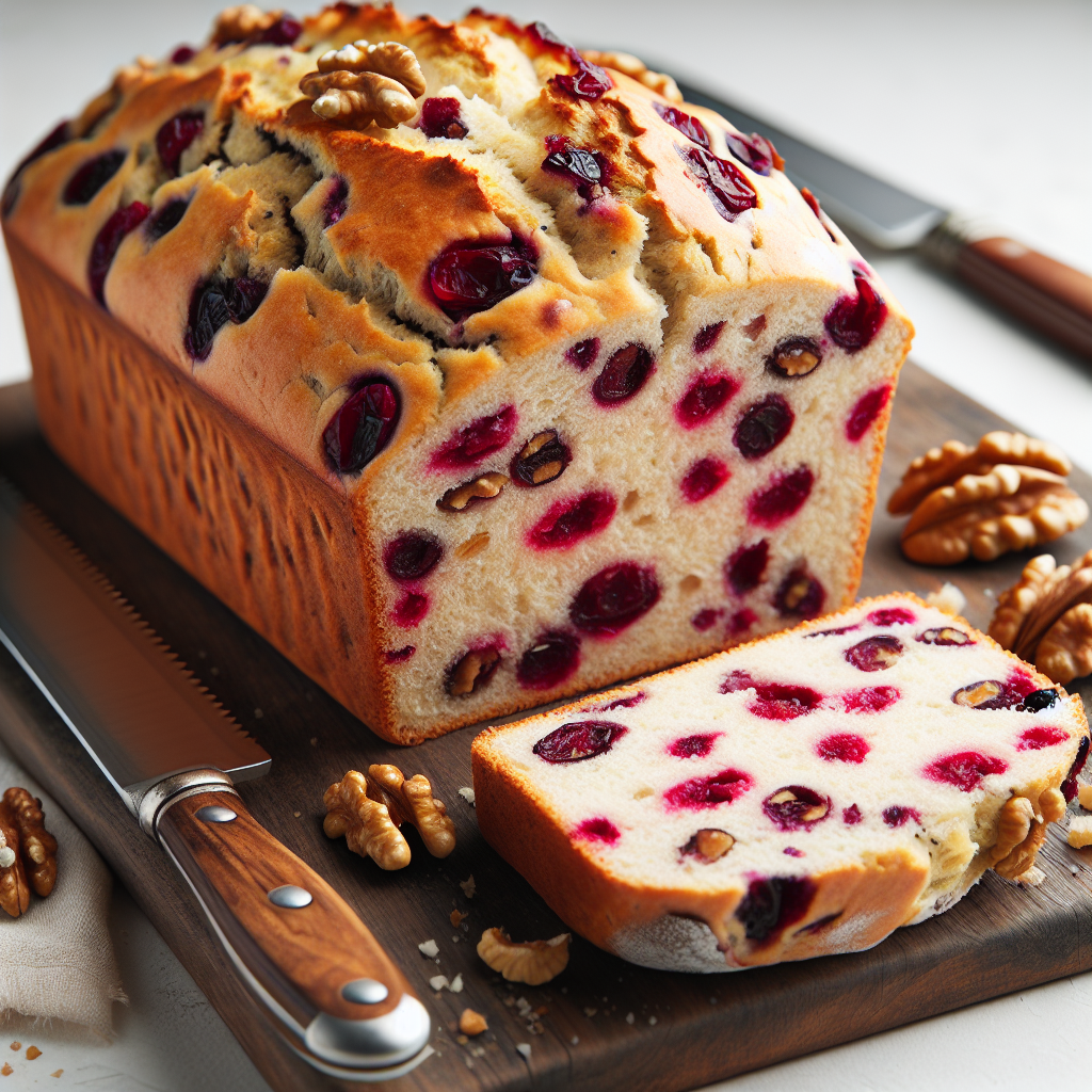 Nationalgericht Irland: #Cranberry and Walnut Soda Bread# (Rezept)